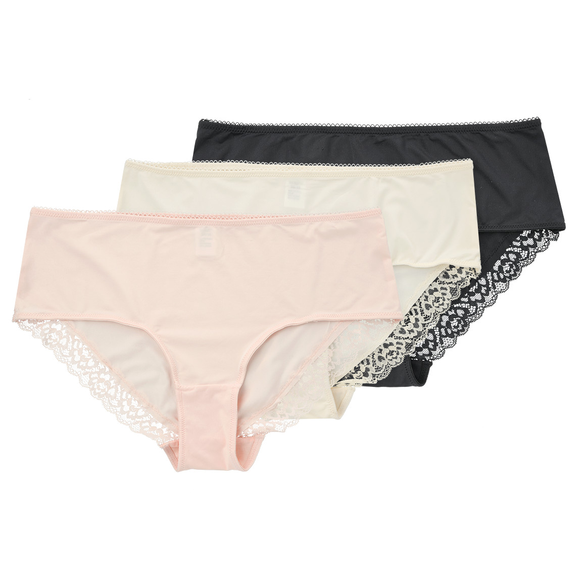 3 Damen Pantys mit Spitze