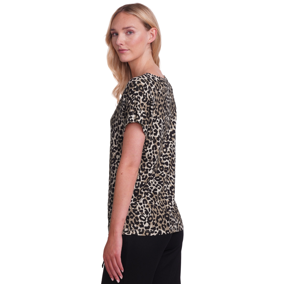 Slaapshirt met leo-patroon voor dames