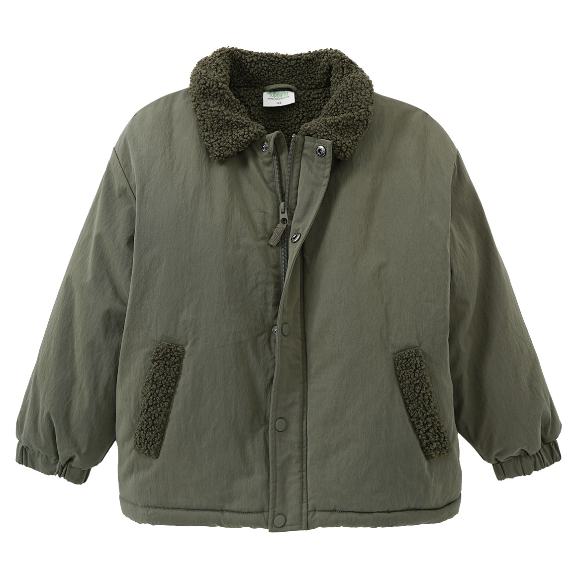Winterjas voor jongens met pluche voering