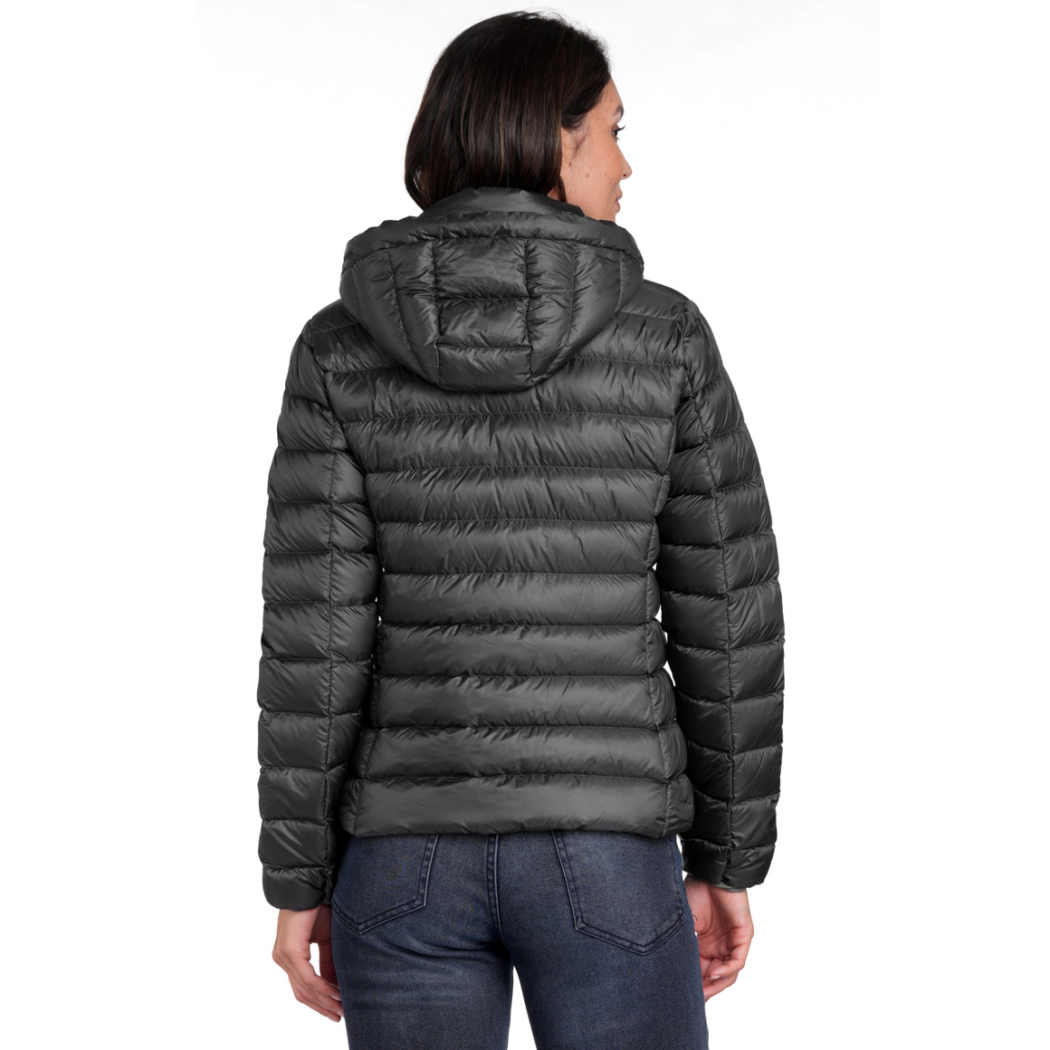 Damen Soft-Daunenjacke mit Kapuze