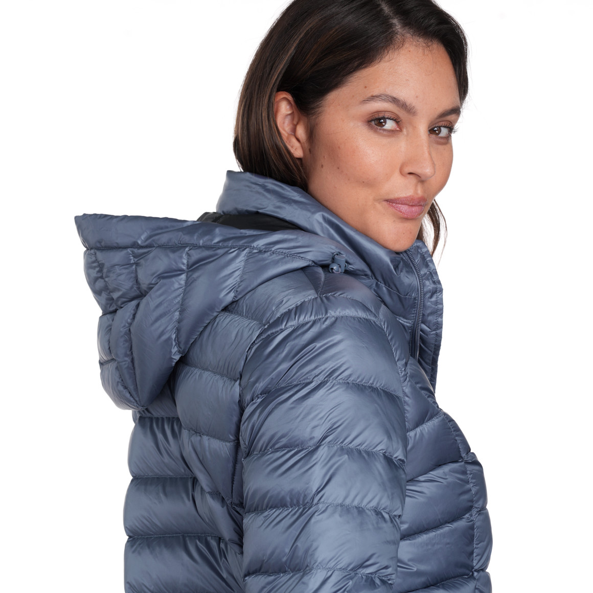 Damen Soft-Daunenjacke mit Kapuze