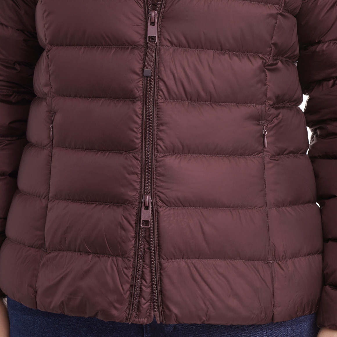 Damen Soft-Daunenjacke mit Kapuze