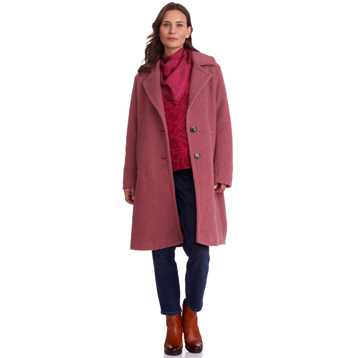 Damen Mantel mit Woll-Anteil