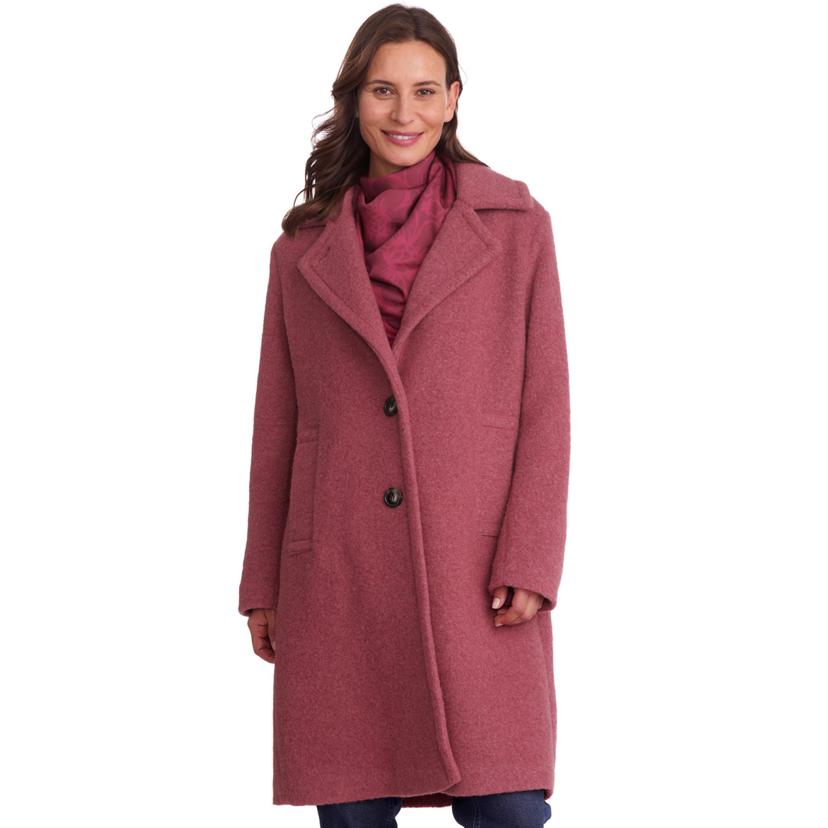 Damen Mantel mit Woll-Anteil