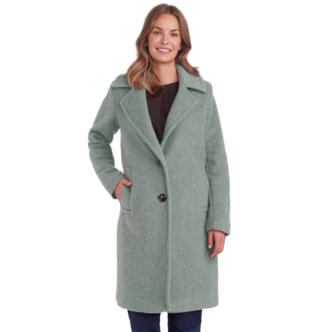 Damen Mantel mit Woll-Anteil