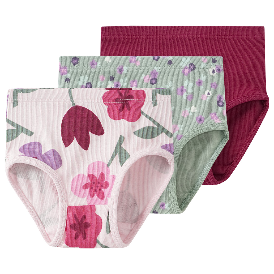 3 Baby Slips in Windelpassform