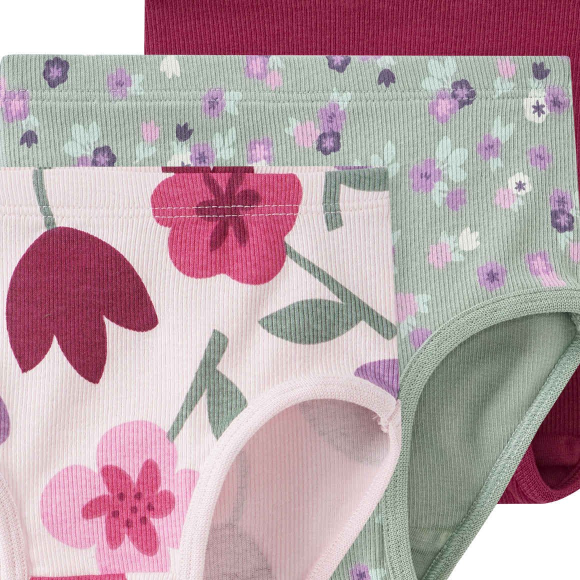 3 Baby Slips in Windelpassform