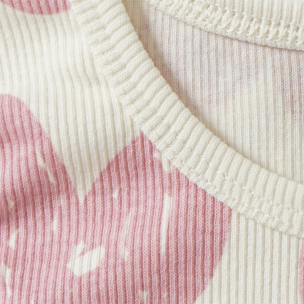 3 babyvestjes met geribbelde structuur