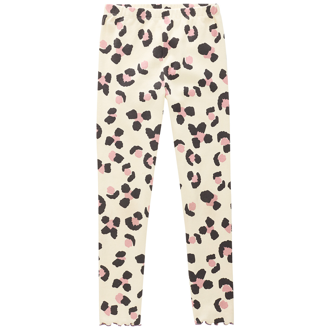 Meisjespyjama met geribbelde structuur