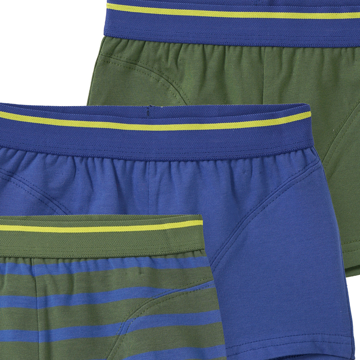 3 Jungen Boxer in verschiedenen Dessins