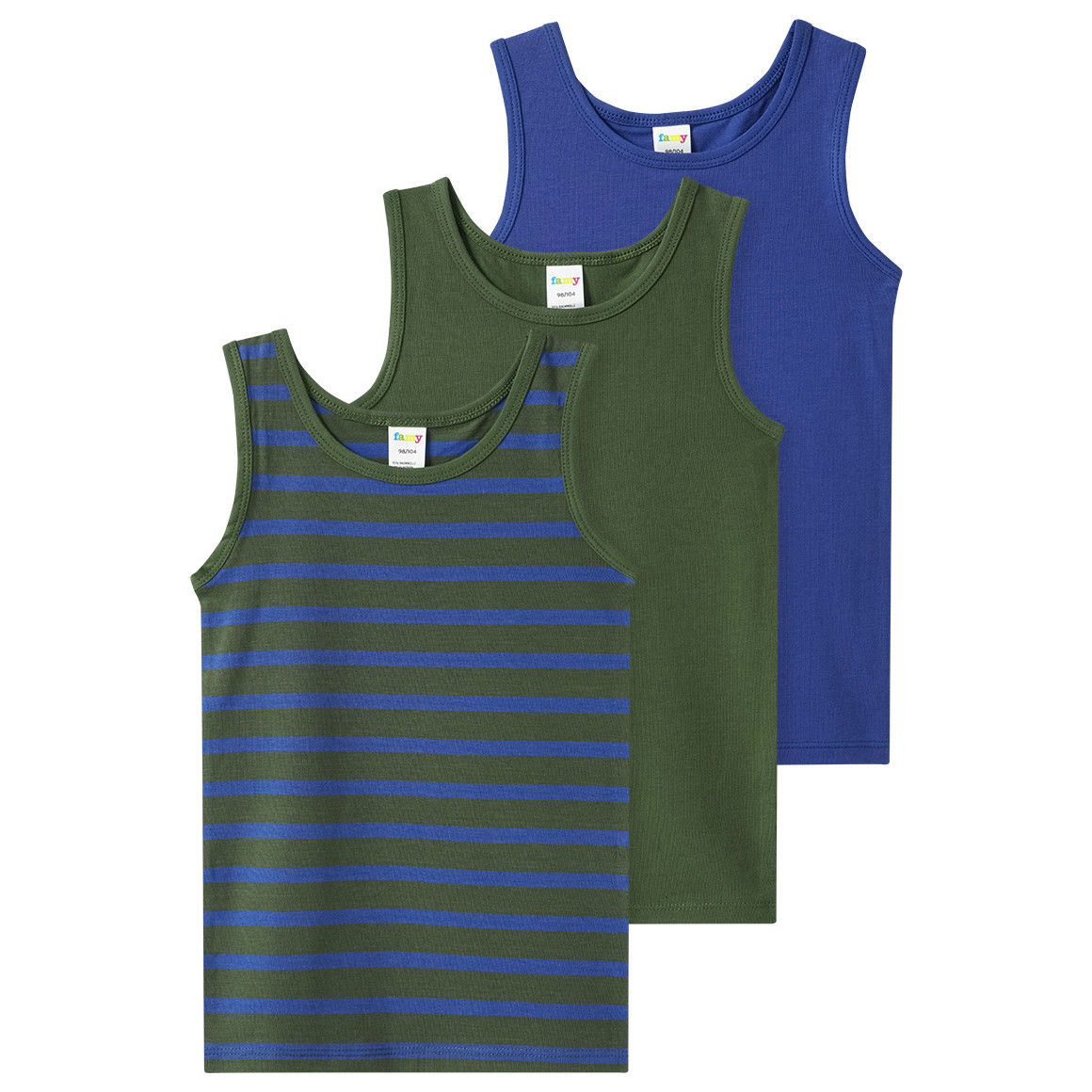 3 jongensvesten in verschillende designs