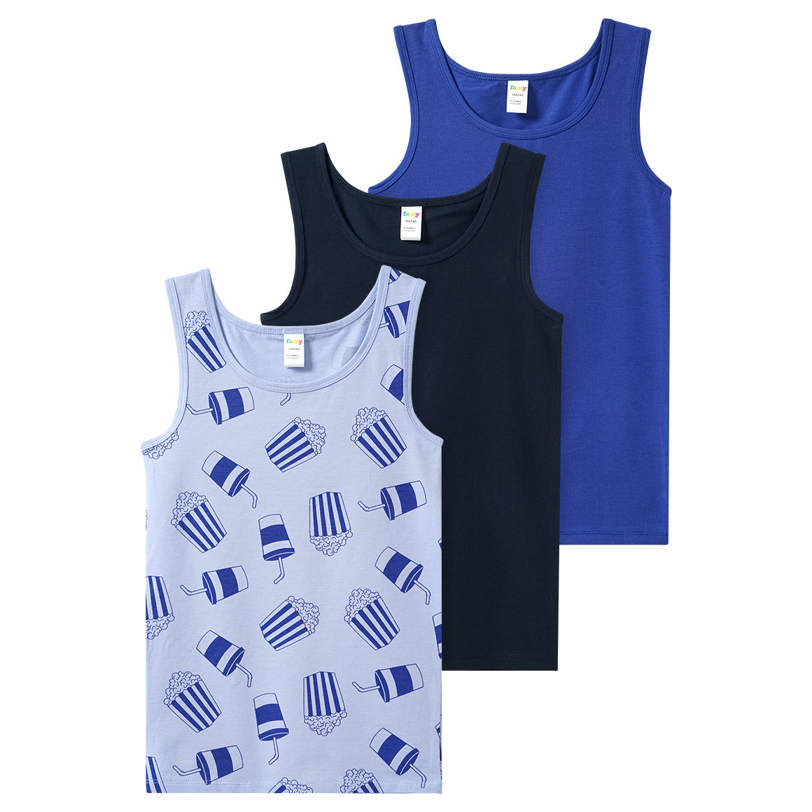 3 jongensvesten in verschillende designs