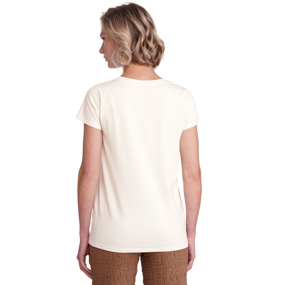Dames-T-shirt met biologisch katoen