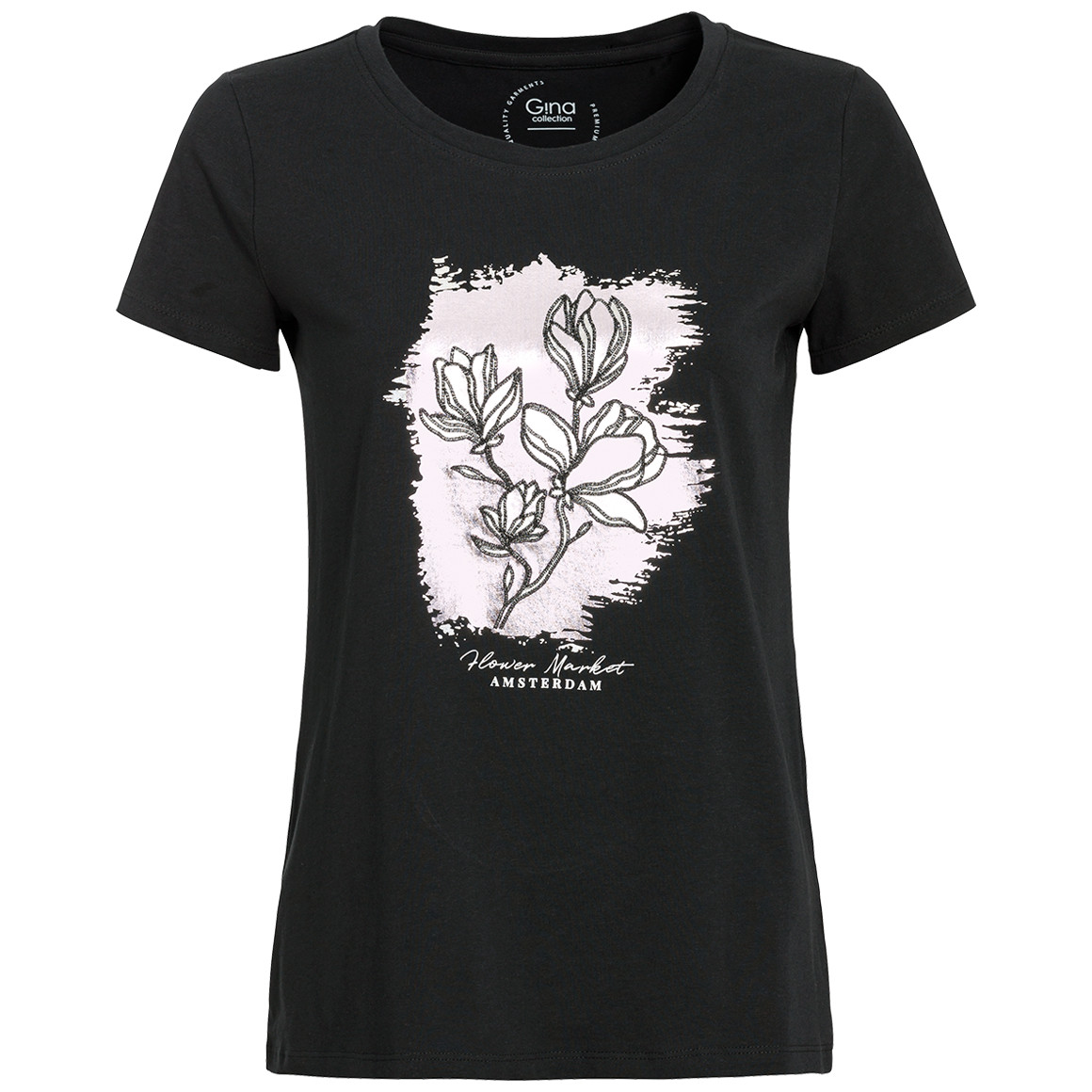 Dames-T-shirt met biologisch katoen