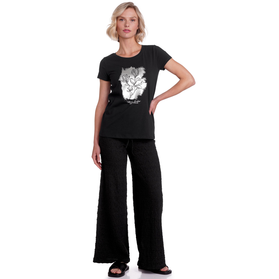 Dames-T-shirt met biologisch katoen