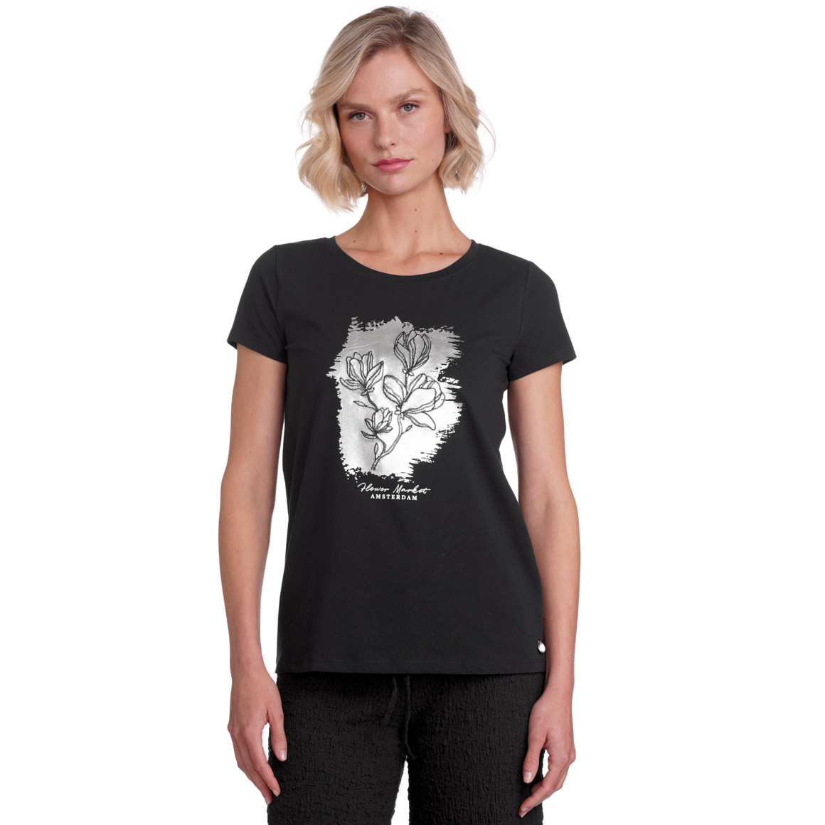 Dames-T-shirt met biologisch katoen