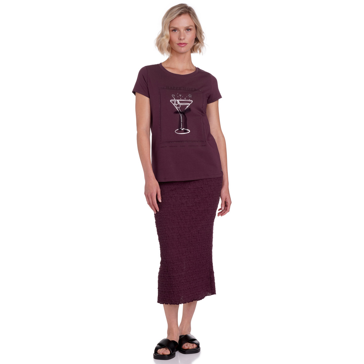 Dames-T-shirt met biologisch katoen