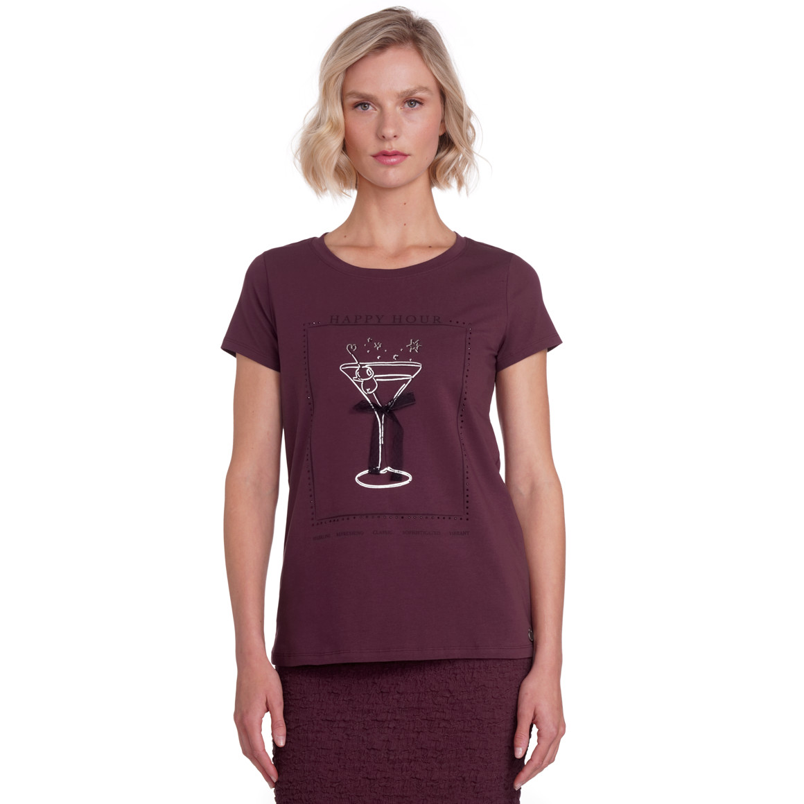 Dames-T-shirt met biologisch katoen