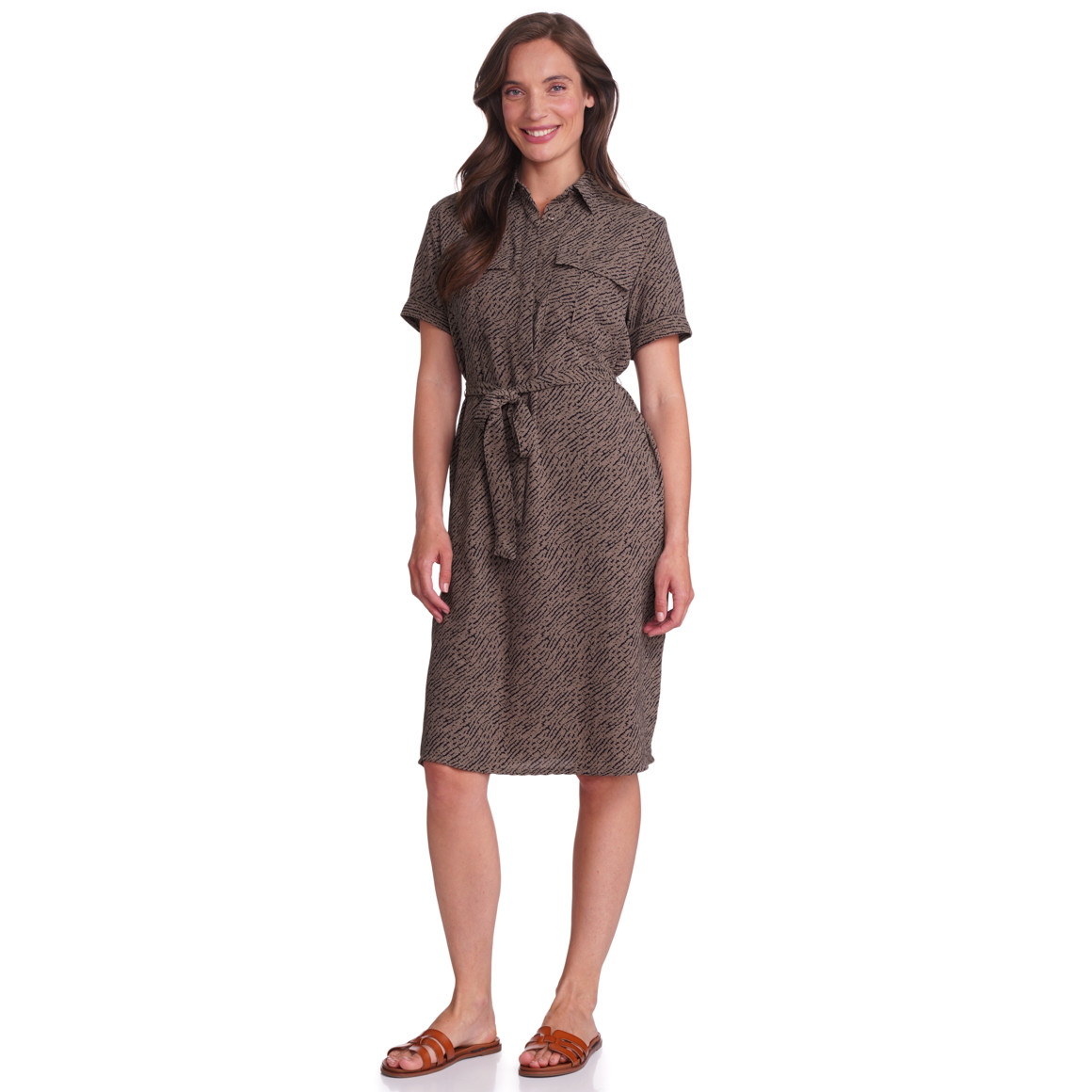 Damesjurk met overhemdkraag