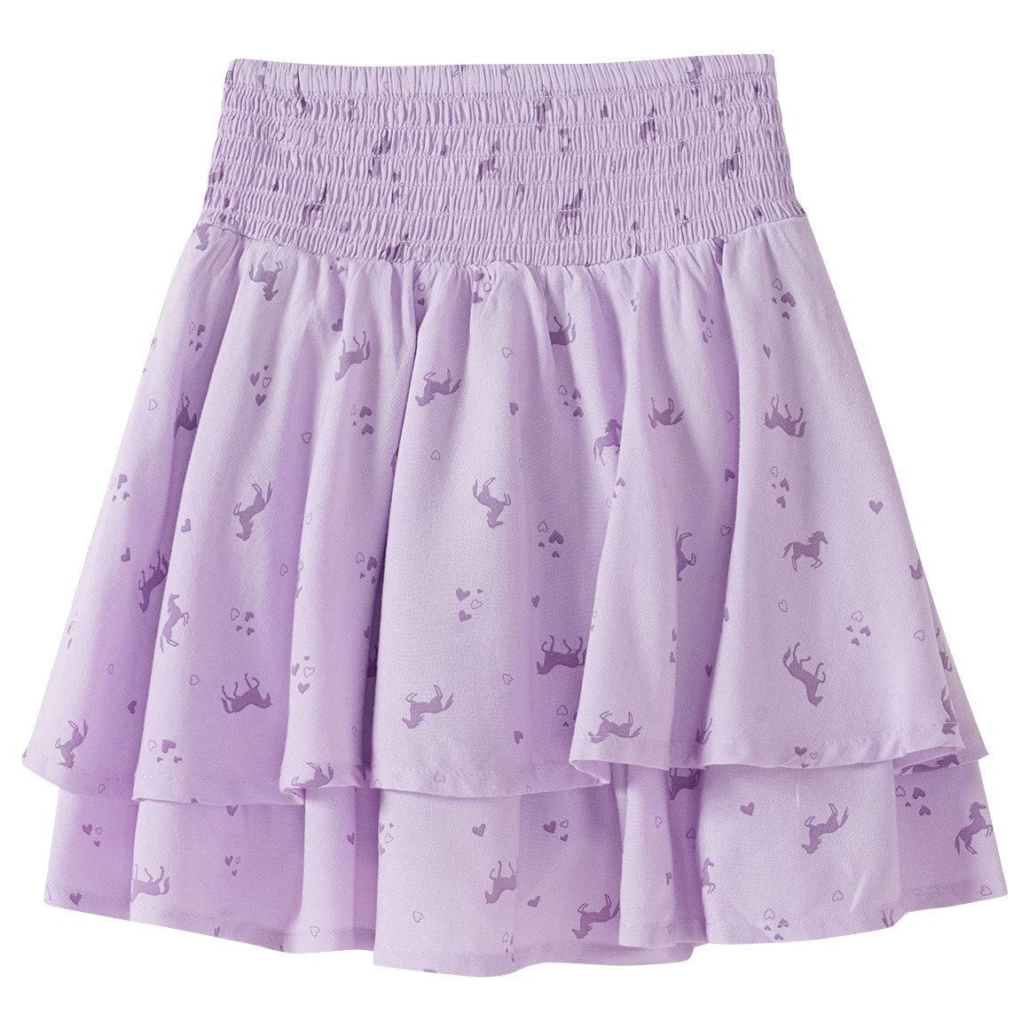 Mädchen Rock mit Pferde-Allover