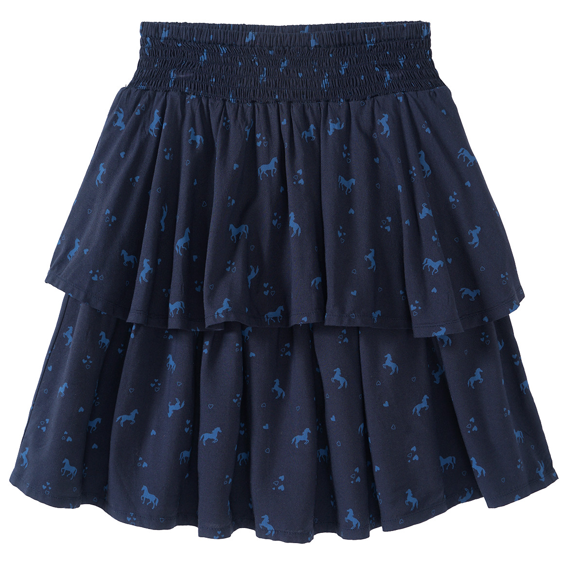 Mädchen Rock mit Pferde-Allover