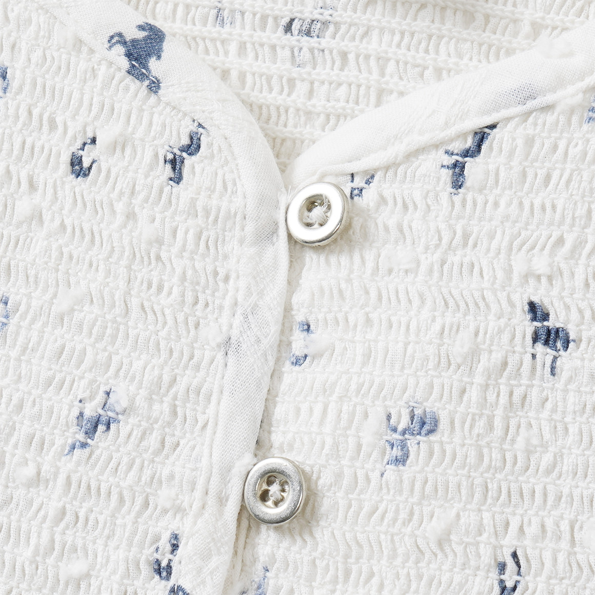 Mädchen Bluse mit Pferde-Allover