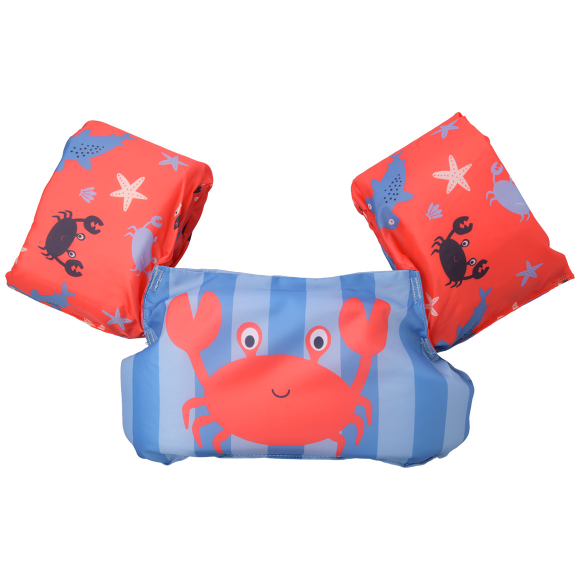 Schwimmhilfe mit Krabben-Motiv, blau / rot, Kleinkinder, Ernsting's family
