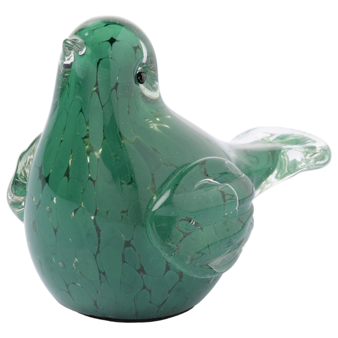 Decoratie glazen vogel