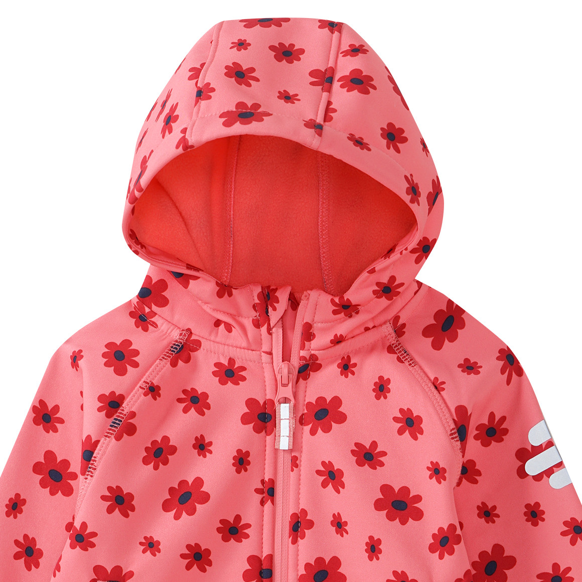 Baby Softshelljacke  mit Blümchen-Print