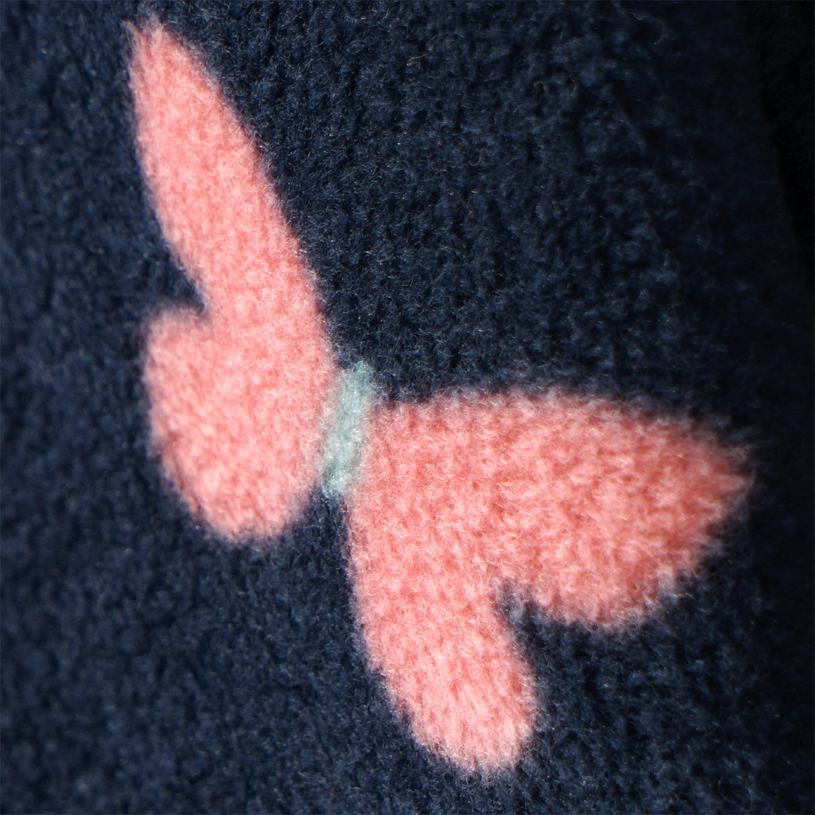 Baby fleecevest met vlinders