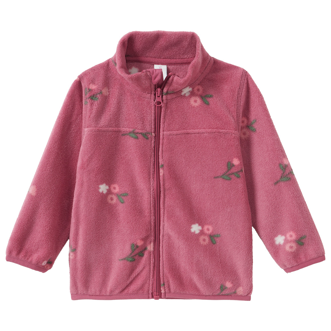 Baby Fleecejacke mit Blumen