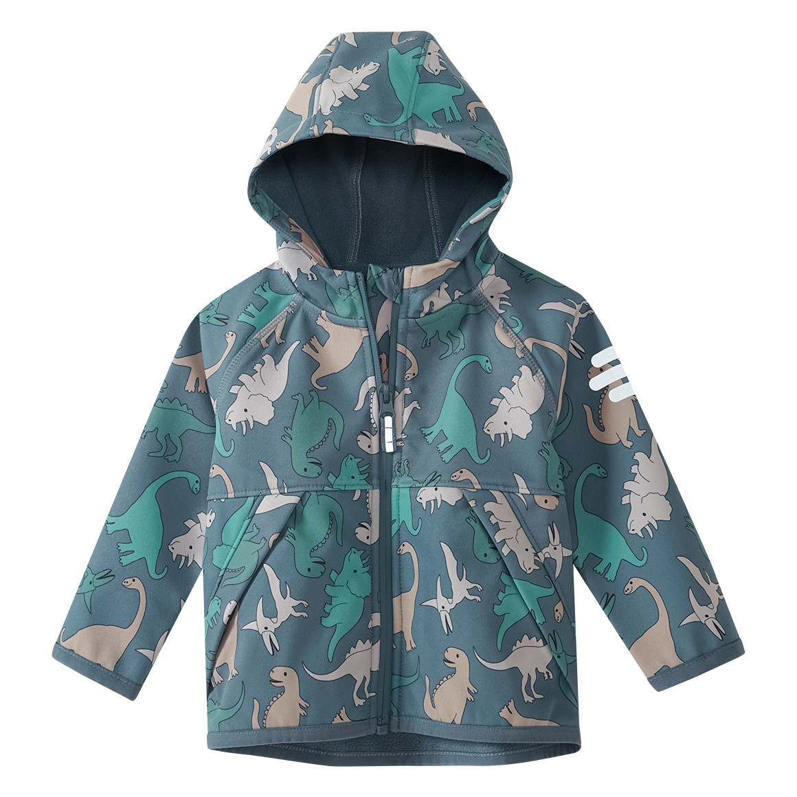 Baby Softshelljacke mit Dino-Print