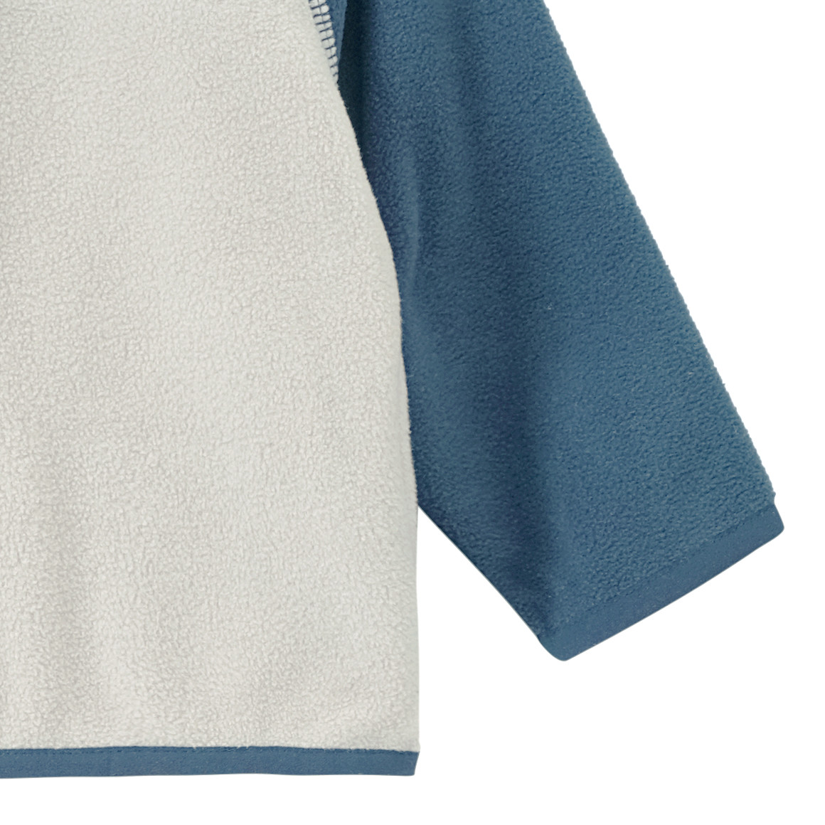 Baby fleece jack met opstaande kraag