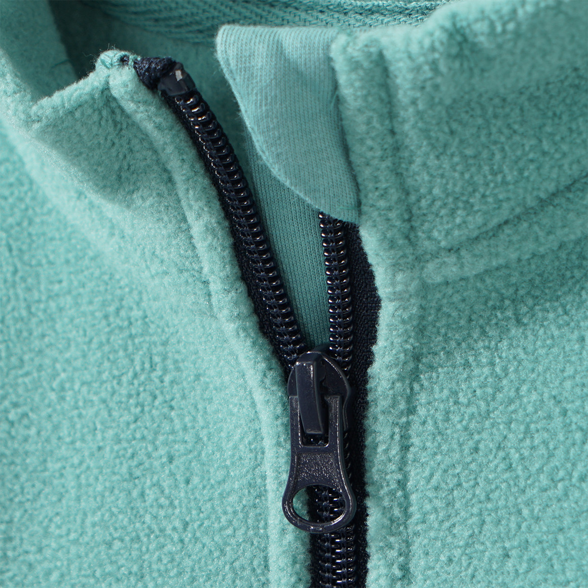 Baby fleece jack met opstaande kraag