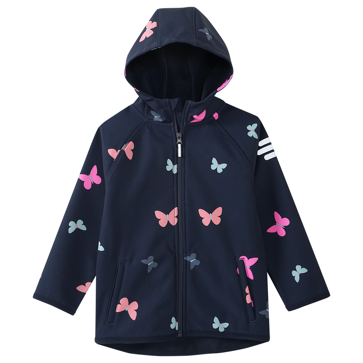 Mädchen Softshelljacke mit Allover-Print
