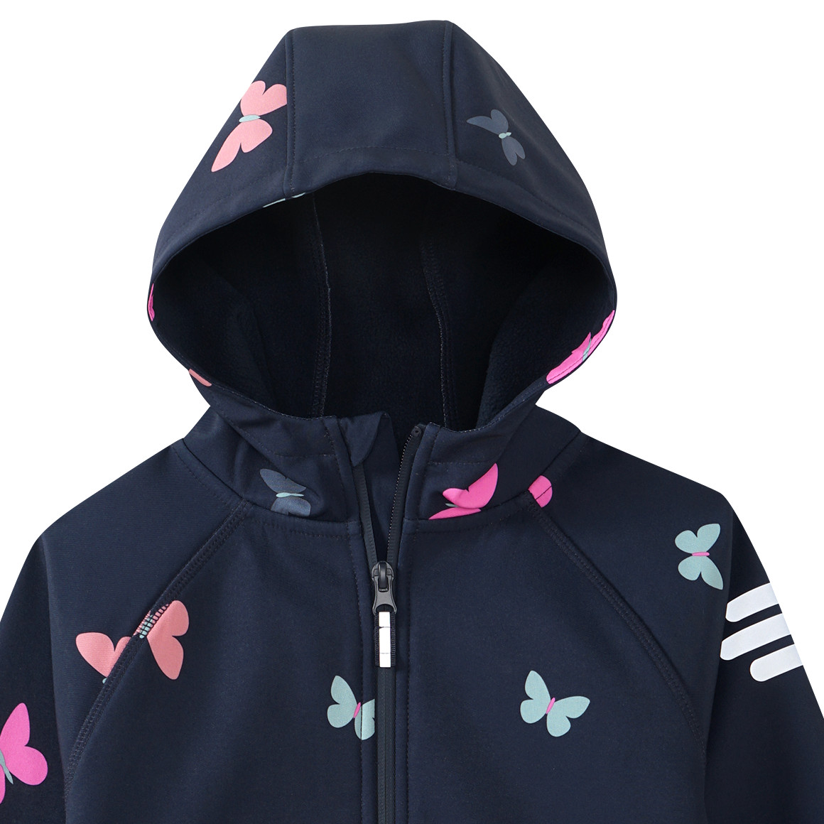 Mädchen Softshelljacke mit Allover-Print