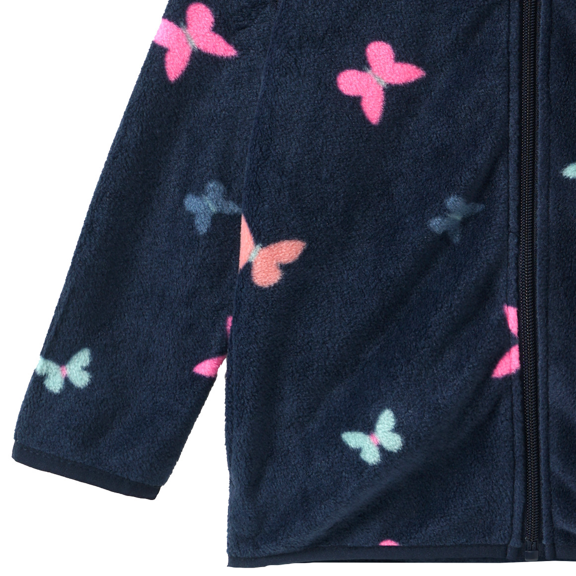 Fleecejack met vlinders voor meisjes