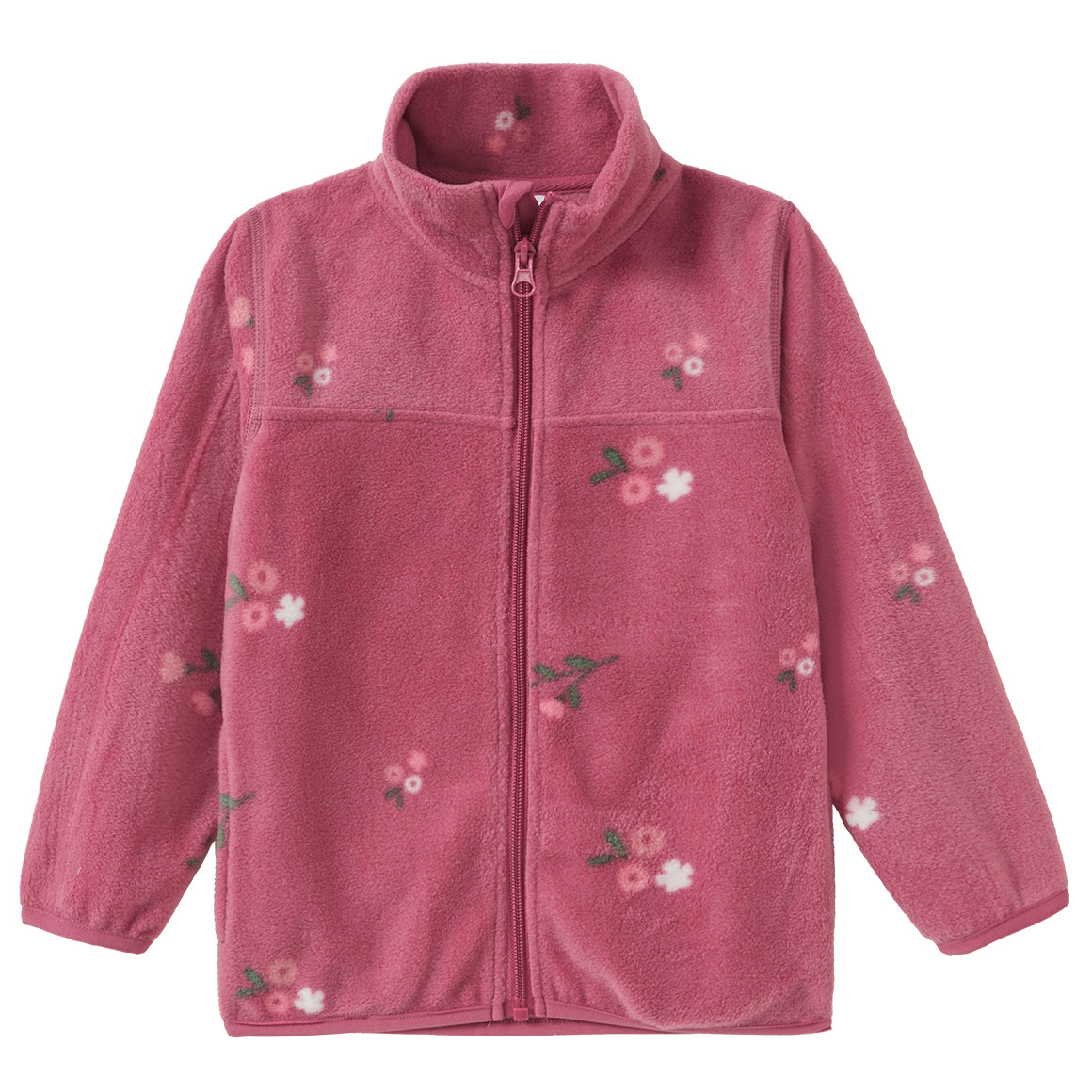Fleecejack met bloemen voor meisjes