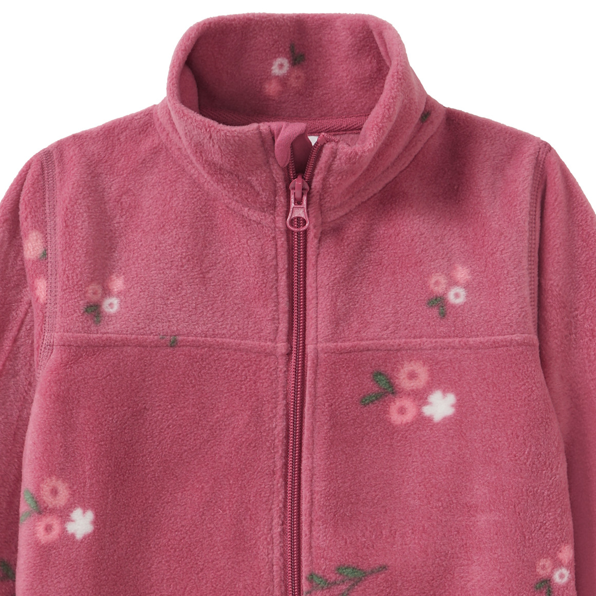Fleecejack met bloemen voor meisjes