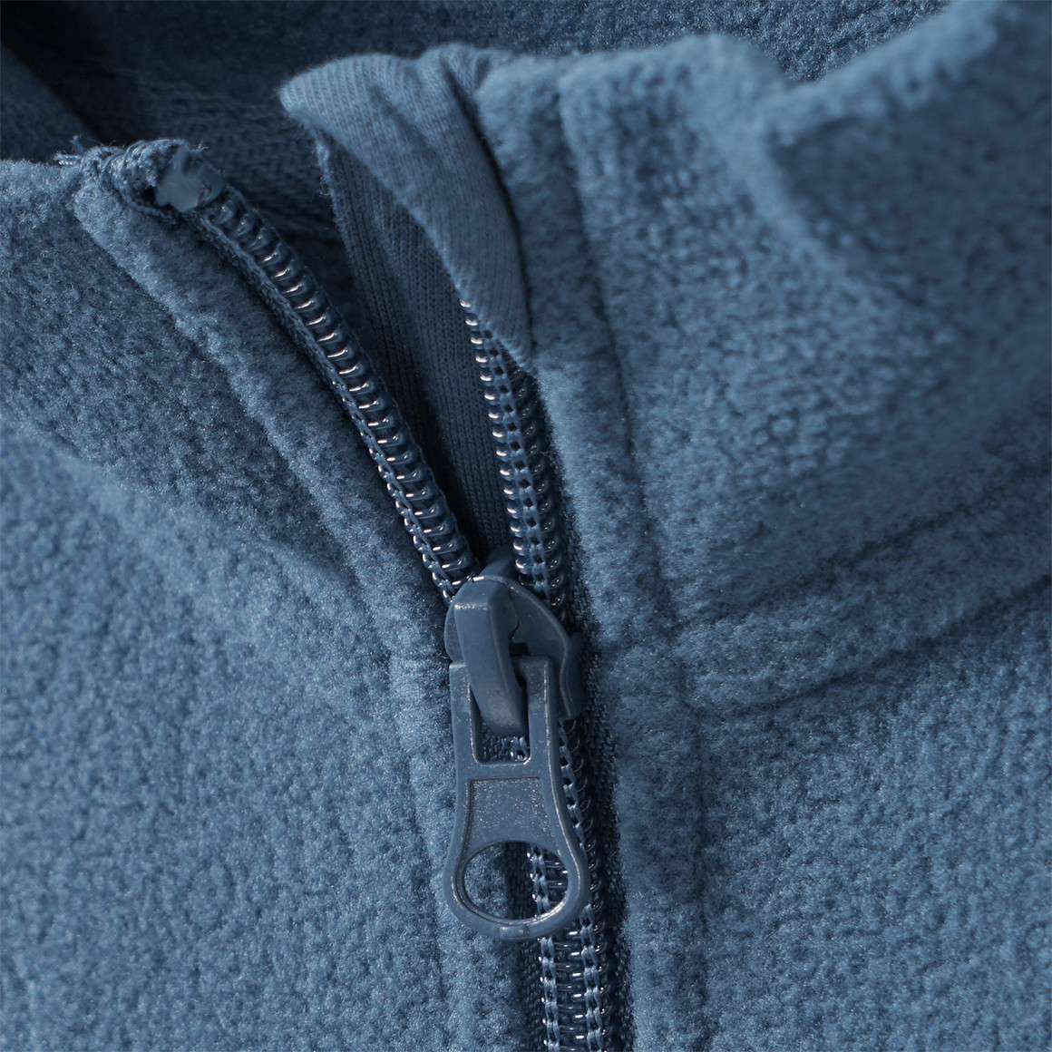 Fleecejack voor jongens met opstaande kraag