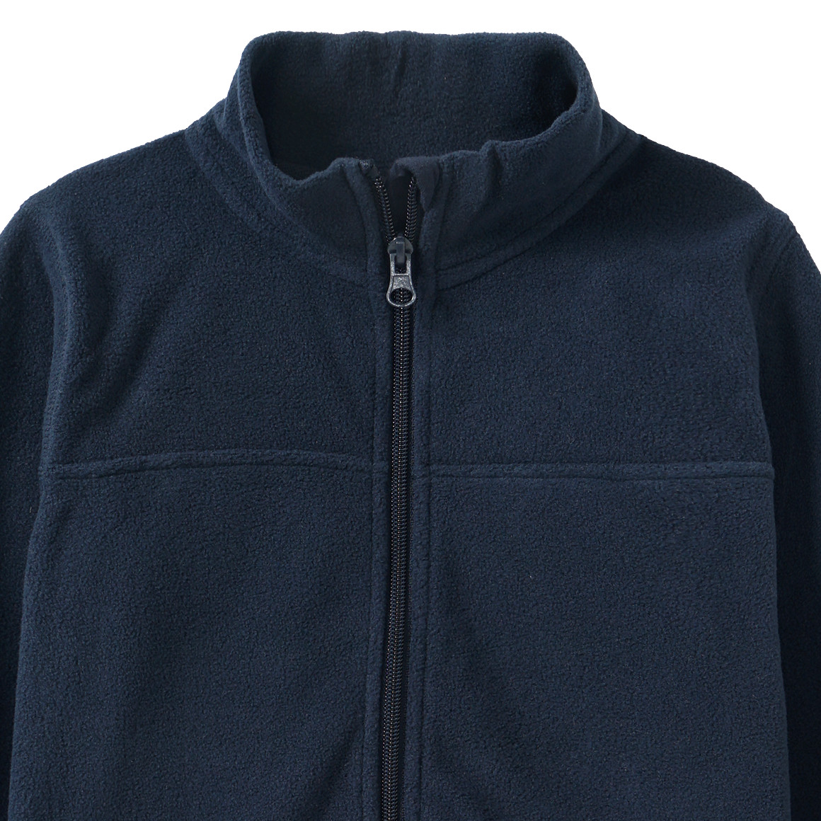 Fleecejack voor jongens met opstaande kraag