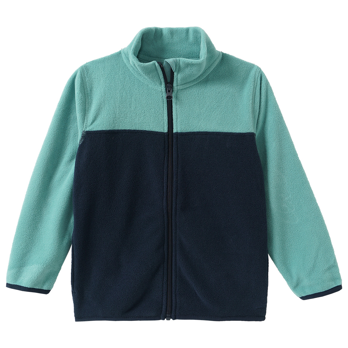 Fleecejack voor jongens met opstaande kraag