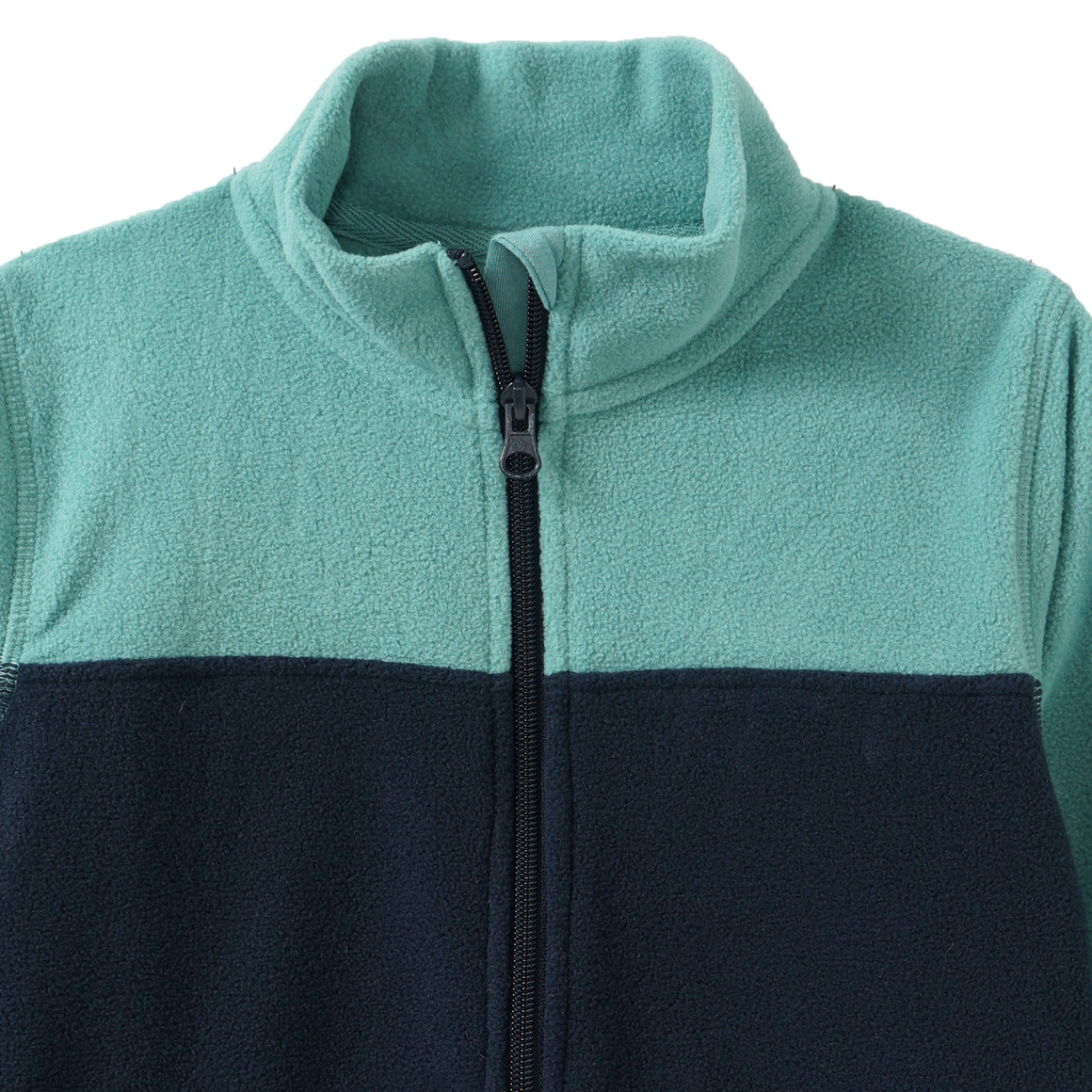Fleecejack voor jongens met opstaande kraag