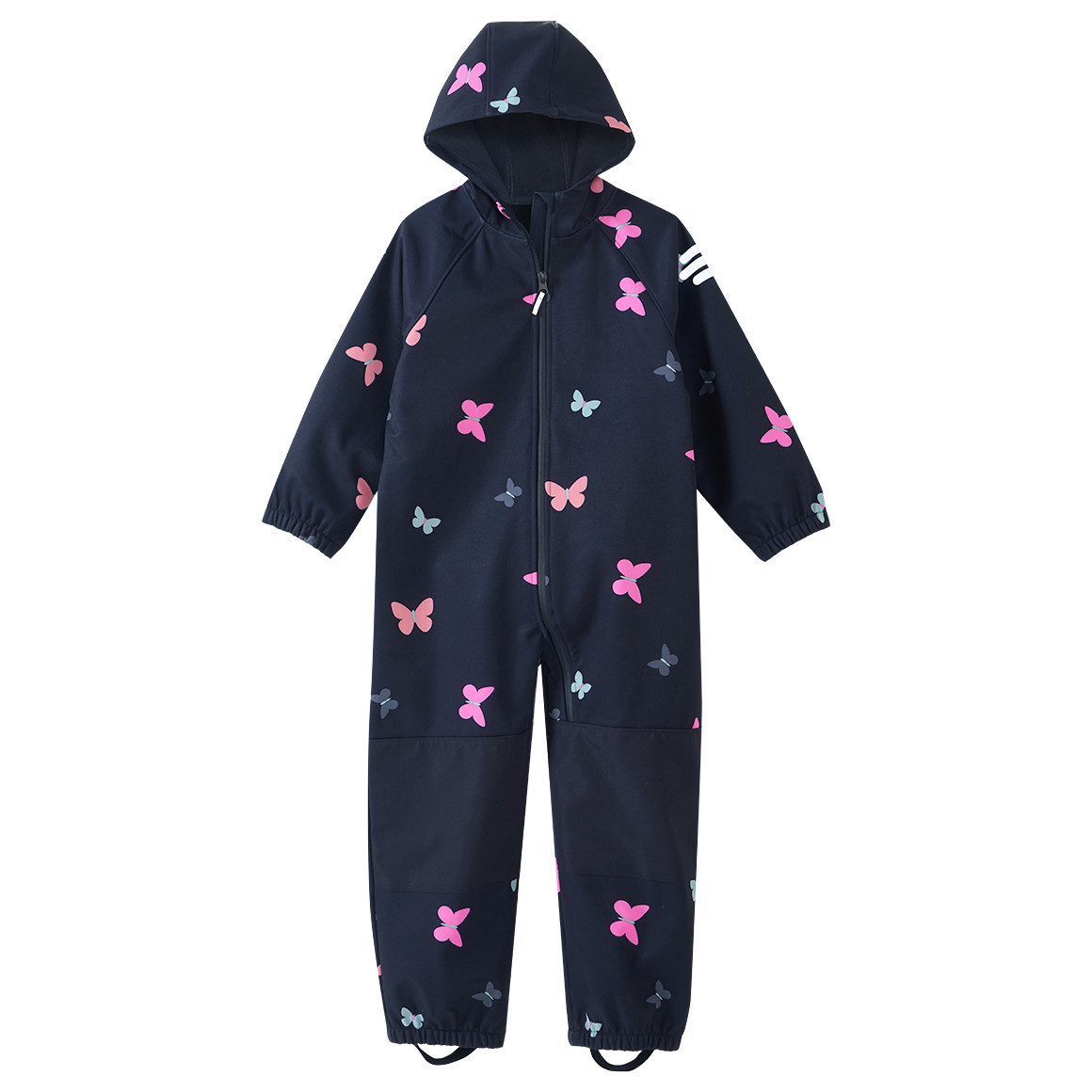 Softshell-kinderoverall met fleecevoering