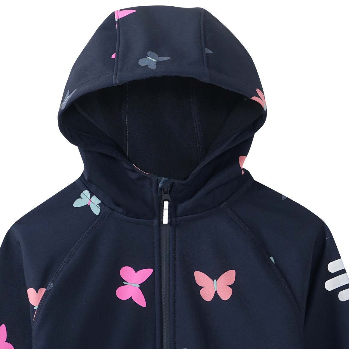 Mädchen Softshelljacke mit Allover-Print