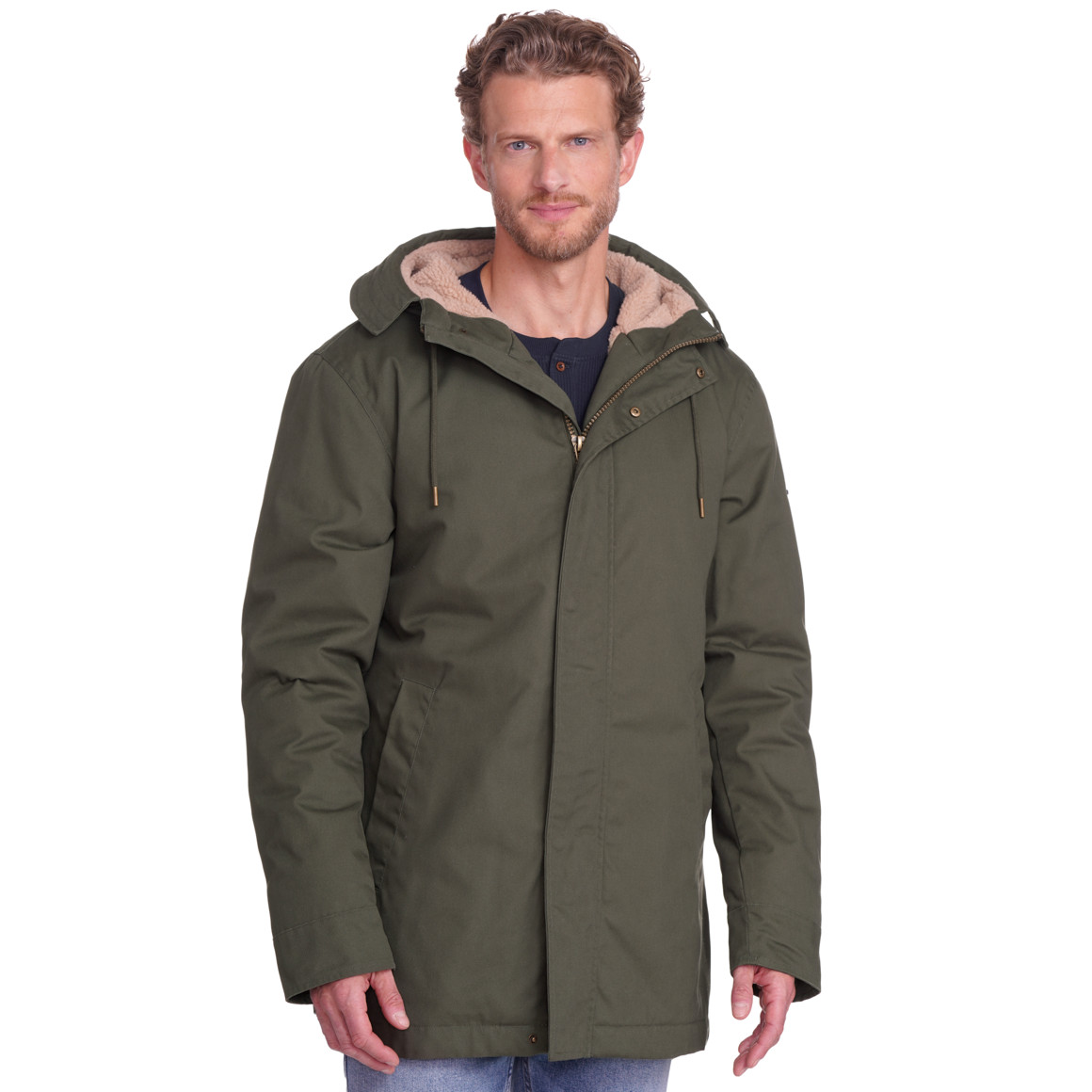 Herenparka met voering