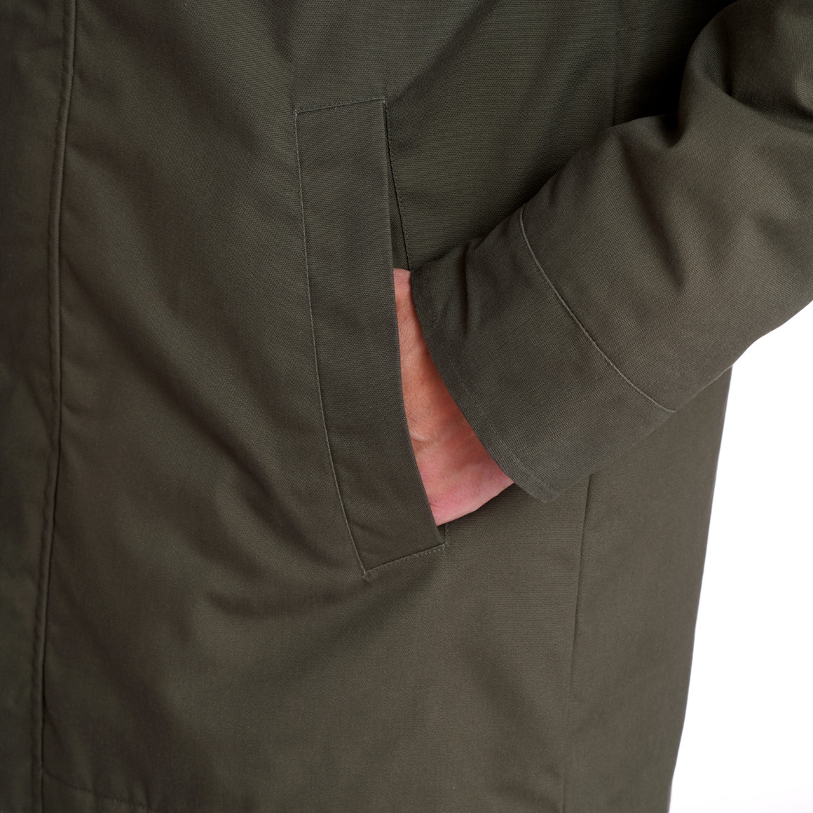 Herenparka met voering