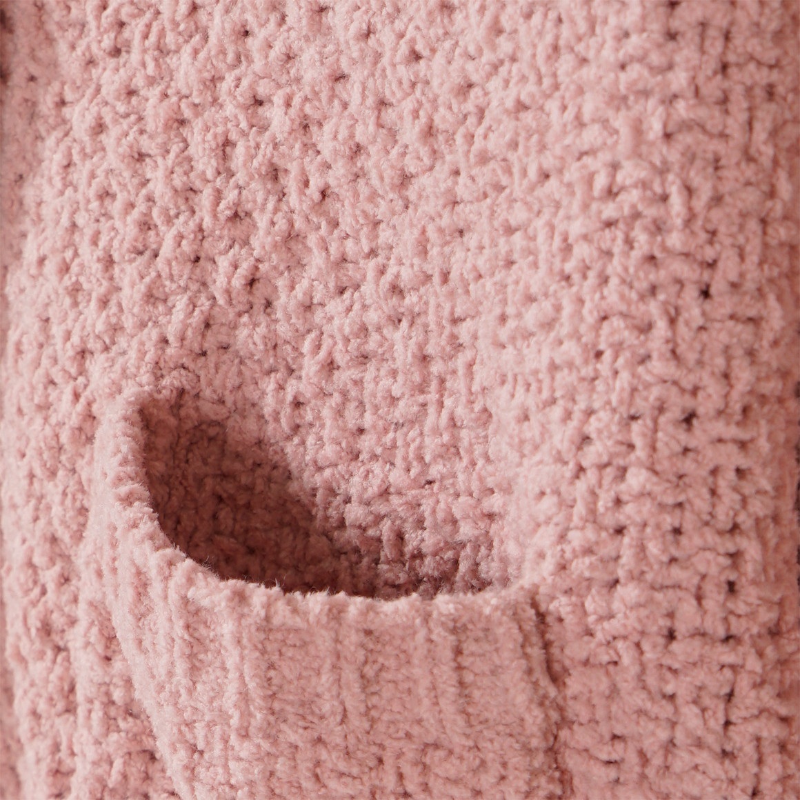 Mädchen Strickjacke mit gerippter Struktur