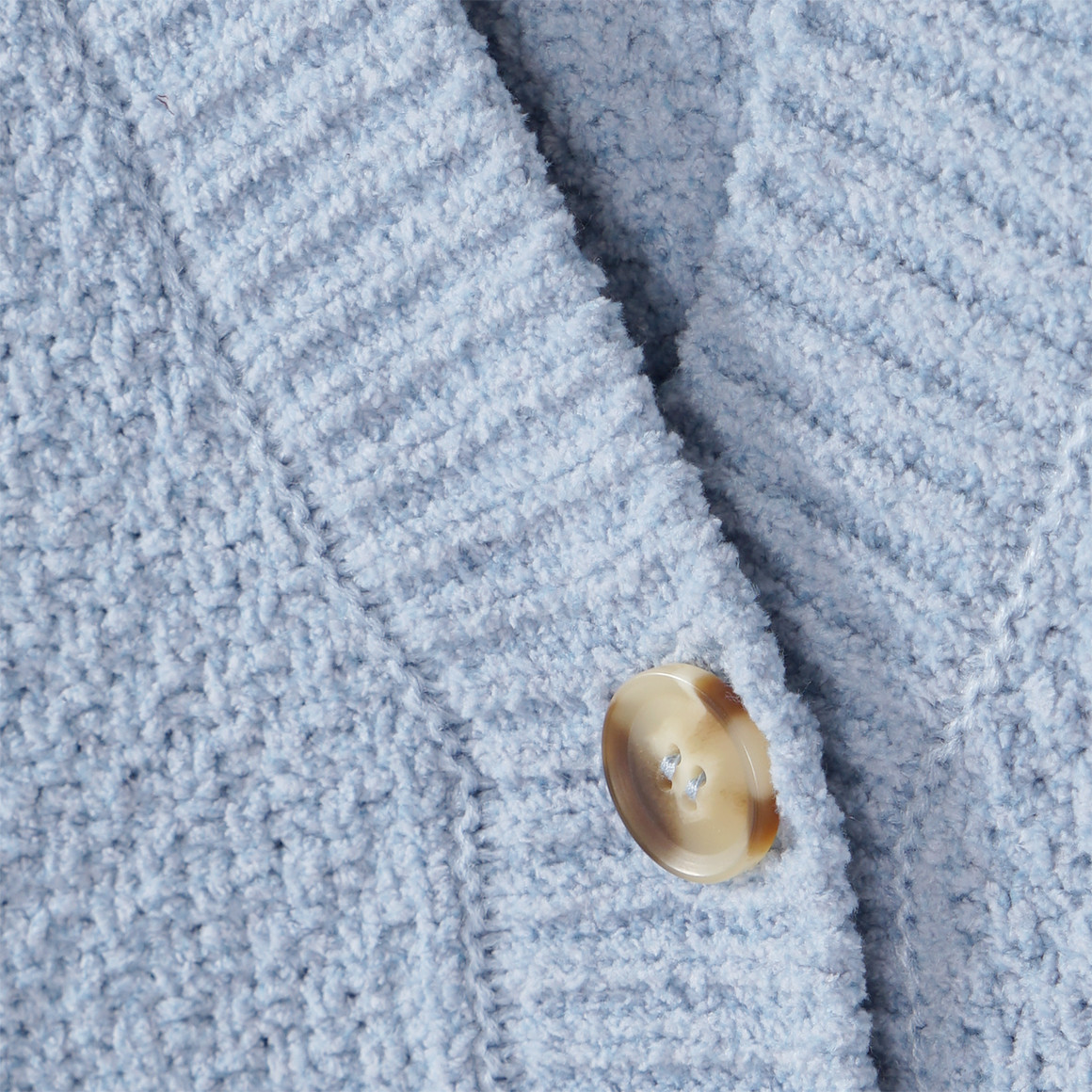 Mädchen Strickjacke mit gerippter Struktur