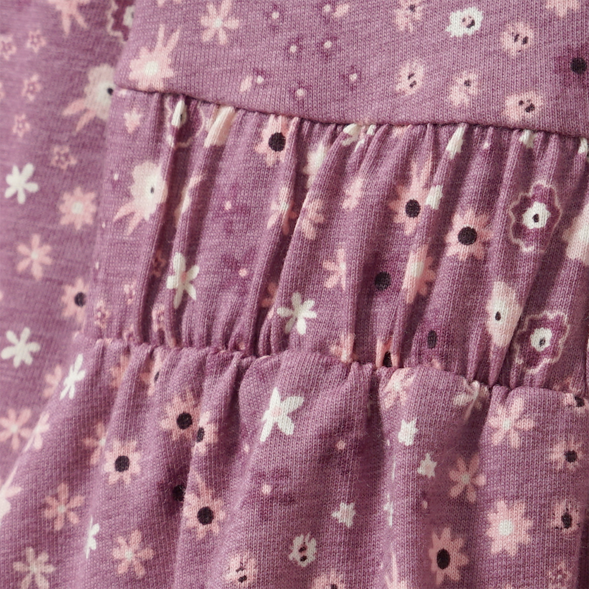 Meisjesjurk met bloemen all-over